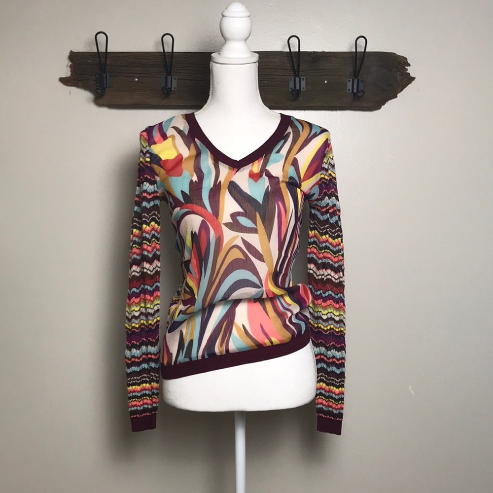 Missoni for Target Top Psychedelic Knit Sleeve